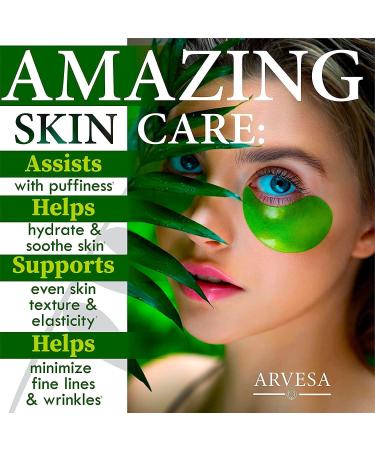 Puffy Eyes & Dark Circles Under Eye Mask with Collagen & Green Tea - Anti-Aging Treatment for Wrinkles, Puffiness & Bags - Buy Online on GoSupps.com
