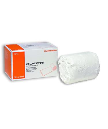 Viscopaste Pb7 Zinc Paste Bandage - 3" X 10 YRDS
