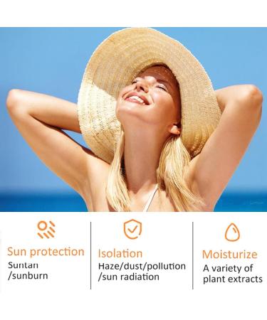 Buy SPF 60 Face Sunscreen with Vitamin C | Oil-Free Hydrating Travel Size Sunscreen | No White Cast | Best Sunscreen for Women - Buy Online on GoSupps.com