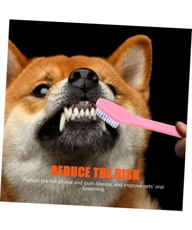 GRIRIW 8pcs Double Head Dog Toothbrush Dog Toothbrush and Toothpaste Dog Toothbrushes Pet Toothpaste Pp - Buy Online on GoSupps.com