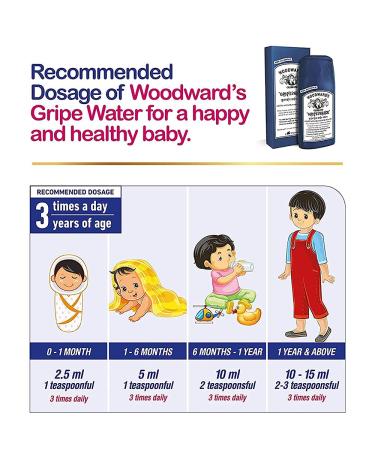 Woodward's Gripe Water 130ml - Pack of 3 | Soothing Relief for Babies - Buy Online on GoSupps.com