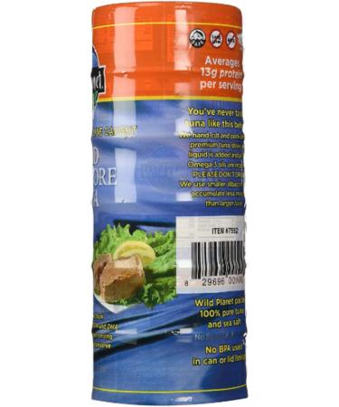 P2P Albacore Wild Tuna Canned Tuna and Sea Salt No Water No Oil Added 5 oz 6 Count Pack - Buy Online on GoSupps.com