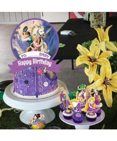 37Pcs Princess Tangled Party Cake&Cupcake Toppers for Birthday Party Supplies Boys' Theme Birthday Party Decoration - Buy Online on GoSupps.com