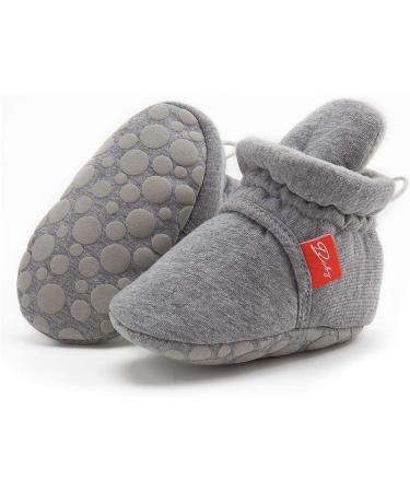 Sonsage Infant Baby Snow Boots | Soft Anti-Skid Sole | Winter Warm Booties | 0-6 Months | Deep Grey - Buy Online on GoSupps.com