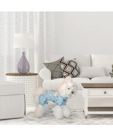 Tony Hoby Dog Suit - Cute Blue Cupcake Overall for Small to Medium Dogs | 4-Leg Pet Bed Suit (XS) - Buy Online on GoSupps.com