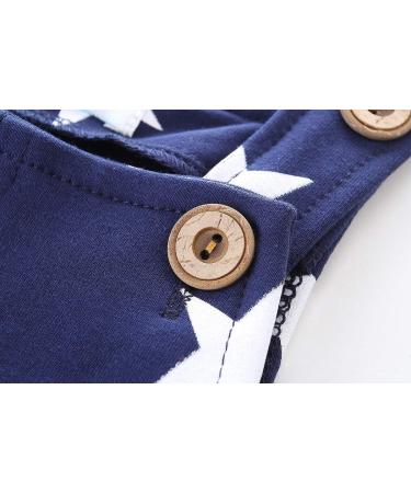 Mud Kingdom Little Boys Overalls Star Print | 3 Years | Navy Blue - Buy Online on GoSupps.com