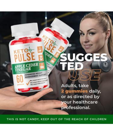 Keto Pulse ACV Gummies - Advanced Apple Cider Vinegar Gummys for 30 Days Supply - Buy Online on GoSupps.com