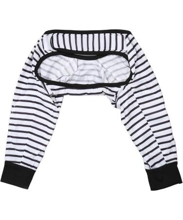 Dog Front Leg Brace Adjustable Pet Dog Elbow Protector Soft Easy to Wear Black White Stripe for Postoperative Recovery (2XL) - Buy Online on GoSupps.com