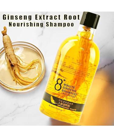 8 Minute Ginseng Shampoo Nourishing Shampoo with Ginseng Root Extract Korean Golden Ginseng Hair Lotion Anti Hair Loss Shampoo for Stronger Smoother and Softer Hair. - Buy Online on GoSupps.com
