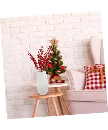 HOMSFOU 8 Pcs Christmas Red Fruit Christmas Wreath Stems Berries for Christmas Tree Photography Props Christmas Tree Berry Decoration Floral Red Berry Acacia Beans Foam High Simulation Redx2pcs 50X6cmx2pcs - Buy Online on GoSupps.com
