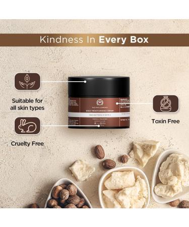 The Man Company Non-Sticky Daily Moisturizing Cream for Men | Hydrating Face Moisturizer with Shea Butter & Vitamin E | 50gm - For Dry Skin - Buy Online on GoSupps.com