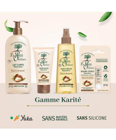 Le Petit Olivier Lip Balm with Shea Butter | Repair & Soothe Cracked Lips | 100% Vegetable Oils | 4g - Buy Online on GoSupps.com