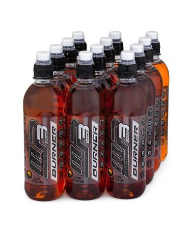 MP3 MP3 Low Calorie Sugar Free Sports Energy Drink L-Carnitine Fat Burner for Weight Loss Flavour Tasty Iced Tea Ready to Drink - Pack (12 x 500ml)