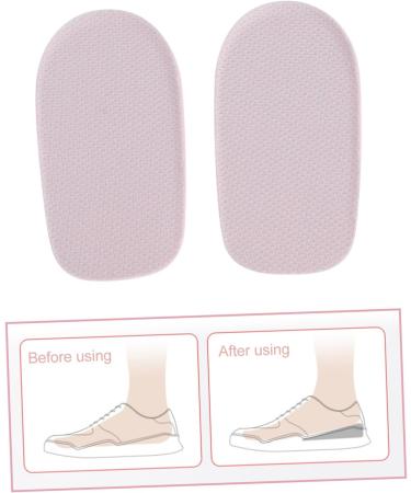 Heightening Insoles - Invisible Gel Shoe Inserts for Men & Women | Orthotic Heel Lifts Cushion Pad - Pink 11x5.5CM - Buy Online on GoSupps.com