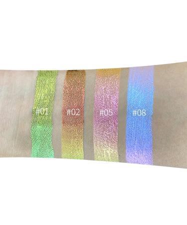 CHARMACY Liquid Duochrome Eyeshadow Set - Long Lasting Glitter Eye Shadow with Metallic Pigments for Quick Drying, Sparkling Eye Makeup - 1.6g (101) - Buy Online on GoSupps.com