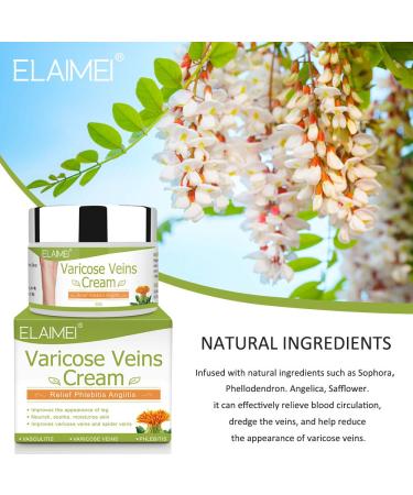 ND Varicose Veins Cream for Legs - Eliminate Varicose Veins & Spider Veins, Improve Blood Circulation, Relieve Pain & Itching - Buy Online on GoSupps.com