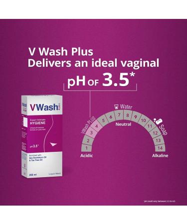 VWash Intimate Hygiene Wash 200ml - Keep Clean & Fresh All Day - Buy Online on GoSupps.com