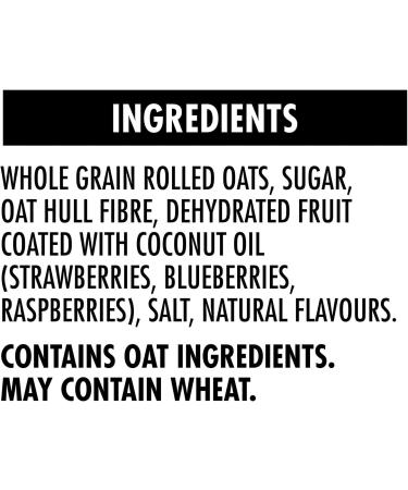 Quaker High Fibre Wild Berry Medley Instant Oatmeal 8 Packets 304g High Fibre Wild Berry Medley 304 g (Pack of 1) - Buy Online on GoSupps.com