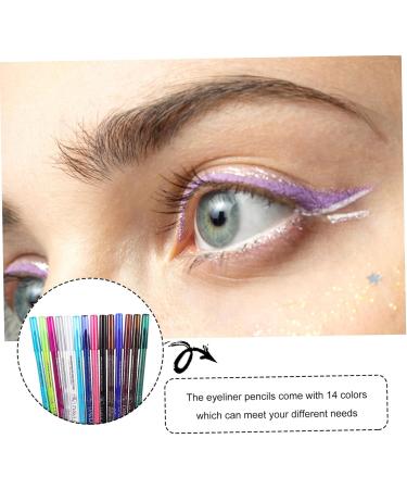 WOONEKY 14pcs Eyeshadow Pencil Set Makeup Accessory Eye Lining Pencil Eye Lining Tool Eyeliner Pencil Makeup Eye Liner Pencil Eyeliner Drawing Tool Makeup Pencil Cosmetics Pencil - Buy Online on GoSupps.com
