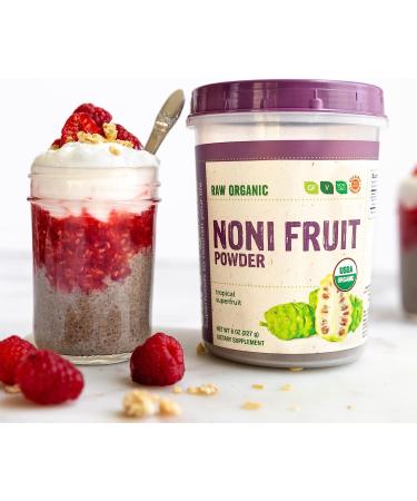 BAREORGANICS Noni Fruit Powder - 8 oz | Organic Superfood Supplement - Buy Online on GoSupps.com
