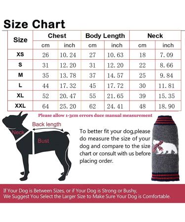 ABRRLO Christmas Dog Sweater - Warm & Cozy Pet Sweater for Small & Medium Dogs (XS Bear) - Ideal Holiday Gift - Buy Online on GoSupps.com