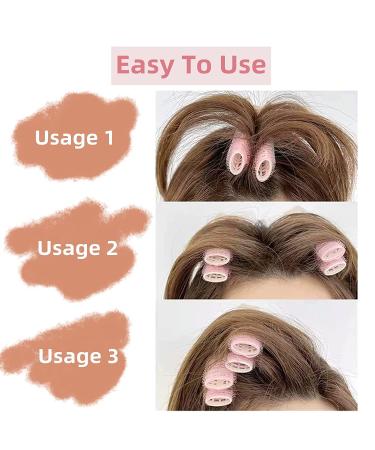Volumizing Hair Clips for Instant Root Volume - DIY Styling Tool (4 pcs) Pink - Buy Online on GoSupps.com