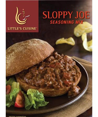 Little's Cuisine Sloppy Joe Seasoning Mix | Non-GMO, Sugar-Free, Kosher, Gluten-Free (Case of 4) Sloppy Joe 4 Count (Pack of 1)