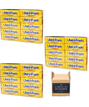 Wrigley's Juicy Fruit Chewing Gum 5 Sticks Pack of 20 (2 Pack) Juicy Fruit Chewing Gum 2