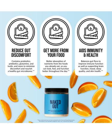 NAKED Gut + Colostrum Bundle Daily Gut Health Powder (40 Servings) & Grass-Fed Colostrum (150 Servings) for Digestion Immunity & Recovery - Buy Online on GoSupps.com