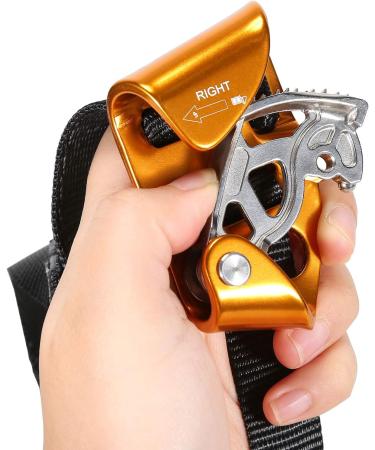 WILDKEN Orange Right Foot Ascender for Climbing and Rappelling - Outdoor Mountaineering Equipment - Buy Online on GoSupps.com