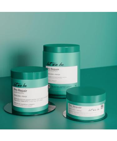 Let Me Be BTX Capilar Pro Repair Ultra Mask one step professional volume reducer keratin coconut oil and collagen organic and formaldehydefree 500 g White - Buy Online on GoSupps.com