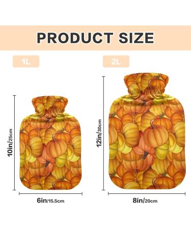 Autumn Funny Fresh Pumpkin Heat Bottle - 1L for Pain Relief & Therapy | Water Bag for Heat & Cold Relief - Buy Online on GoSupps.com