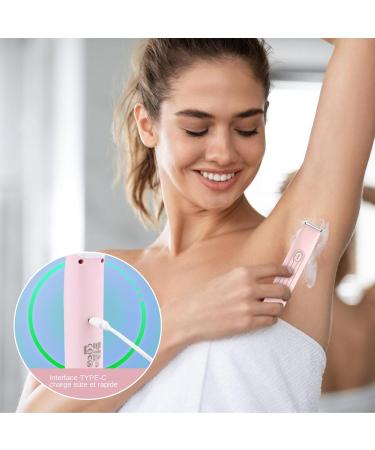  pilateur lectrique Femme | pilateur lectrique Pour Poils Pubiens - Portable Double-Head Visage et Corps pour Zones Sensibles Femmes Actives - Buy Online on GoSupps.com