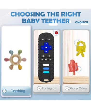 Okonkn Bei ring Baby 2024 | BPA-Free Silicone Dental Aid & Teething Toy | Baby Accessories for Boys & Girls (4+ Months) - Green - Buy Online on GoSupps.com