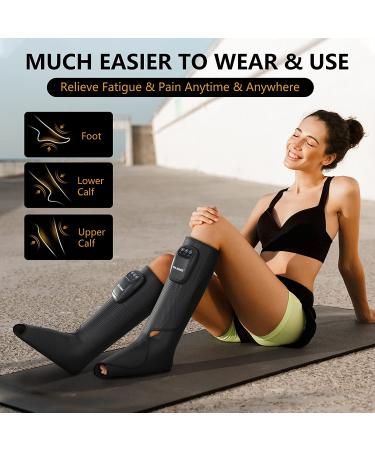 FIT KING Cordless Foot and Leg Massager for Circulation and Pain Relief | Portable & Rechargeable FT-059A - Buy Online on GoSupps.com