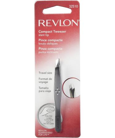Revlon Slant Tip Tweezer - Precision Stainless Steel Hair Removal Tool - Buy Online on GoSupps.com