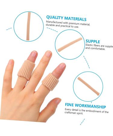 Hemoton 2pcs Gel Toe Covers - Foot Cushions for High Heels - Toe Separator Tubing for Corns - Toe Guards for Toe Protection - Buy Online on GoSupps.com