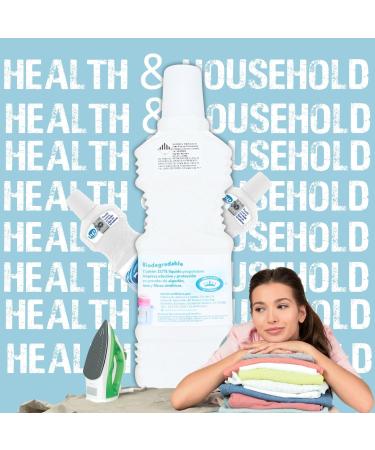 Zote Liquid Soap Bundle - 1 Liter (Pack of 4) + Bonus Cleaning Cloth | Powerful Laundry Solution for Brighter Whites & Fresher Clothes - International Shipping Available - Buy Online on GoSupps.com