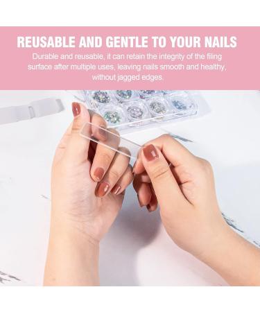 Acrylic Nail Clipper 5 in 1 Kit with Glass File, Cuticle Trimmer, Nipper & Pusher - Professional Manicure Pedicure Set for Gel Polish Removal - Christmas Gift (Pink) - Buy Online on GoSupps.com