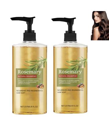 homomdy Rosemary shampoo for hair loss deeply cleanses nourishes the scalp moisturizes and softens repairs damaged hair controls sebum and dandruff. (2 pcs)
