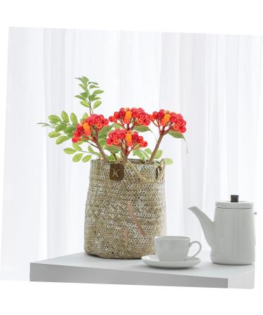 Artibetter 5pcs Christmas Ornaments Christmas Berry Twigs Xmas Floral Arrangements Christmas Tree Berries Red Berry Arrangement Wreath Artificial Berry Xmas Berries Bouquet Soft Pvc Spray Orange 27.00X11.00X11.00CM - Buy Online on GoSupps.com