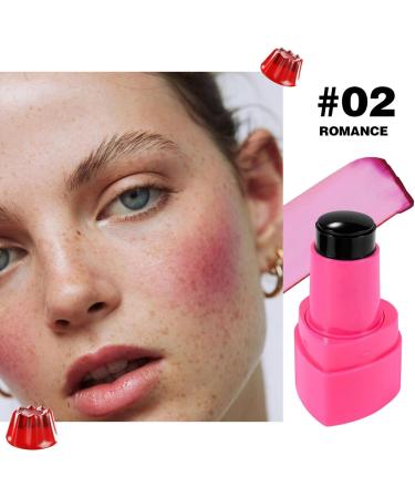 Blush Milk Jelly Blush Blush Milk Jelly Milk Cooling Water Jelly Tint Milk Blush Stick Moisturizer Milk Blush Long Lasting Glazed Lip Gloss Smooth Lip Lines Glossy Makeup(B 9g) - Buy Online on GoSupps.com