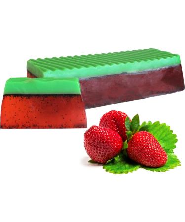 ARTISAN STRAWBERRY SOAP - VEGETABLE GLYCERIN - HANDMADE IN SPAIN - 1 BAR OF 100 GR - HOSTENATURA - Buy Online on GoSupps.com