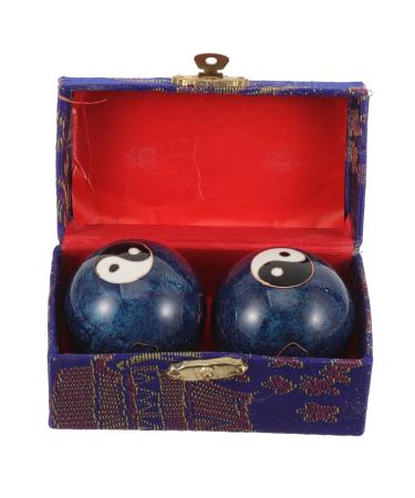 Gogogme 1 Set Hand massage device Exercise ball Practical metal balls Hand exercise Massage balls metal handballs hand balls hand relaxation balls small ball boccia fitness outdoor iron