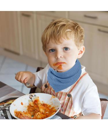 WD&CD 4-Piece Triangle Baby Dribble Bibs | Adjustable Buttons | Soft & Absorbent for Boys & Girls - Buy Online on GoSupps.com