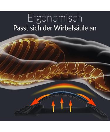 Retoo Back Extensor & Massage Device | Lumbar Spine Pain Relief & Stretcher for Lower Back Support - Buy Online on GoSupps.com