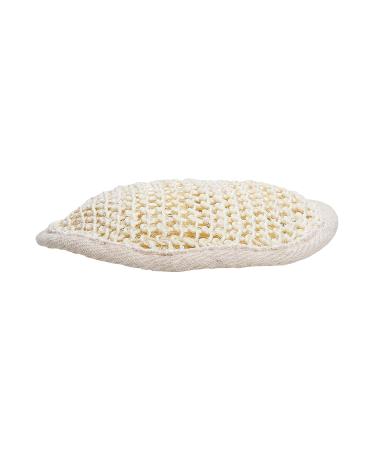 Bass Brushes Esthetician Grade Natural Sisal Bath & Body Hand Pad - Firm High Density Fibers - Model M2 - Buy Online on GoSupps.com