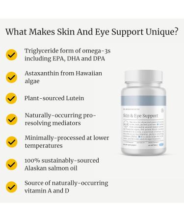 BIG BOLD HEALTH Skin & Eye Support - Omega-3 Complex with Alaskan Salmon Oil DHA Astaxanthin & Lutein for Healthy Eyes & Skin - 60 Softgels - Buy Online on GoSupps.com