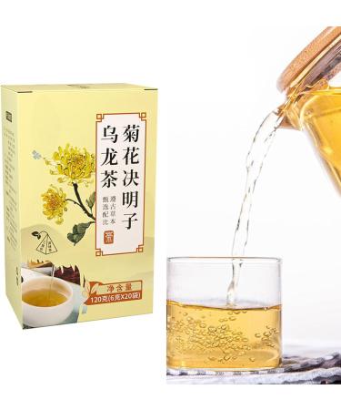 Herbal Tea Bags 20 Units Traditional Chrysanthemum Cassia Seed Tea With Pure Natural Plant Ingredients Gift For Tea Lover - Buy Online on GoSupps.com