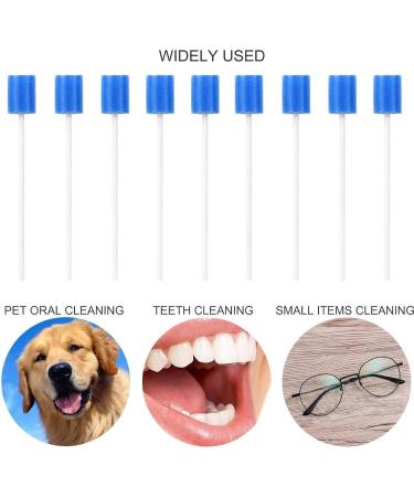 Clicitina Sponge Care Tip with Blue Oral Pack - 100 Disposable Tools & Handicraft (One Size) - International Shipping Available - Buy Online on GoSupps.com